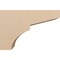 Ekena Millwork 9"W x 27"D x 18"H Classic Monterey Rough Cedar Woodgrain TimberThane Corbel, Primed Tan CORUR09X27X18MONRCPR - alternate 4
